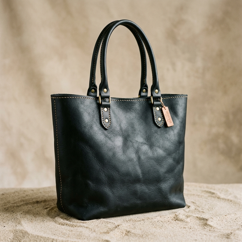 Minimalist Leather Tote